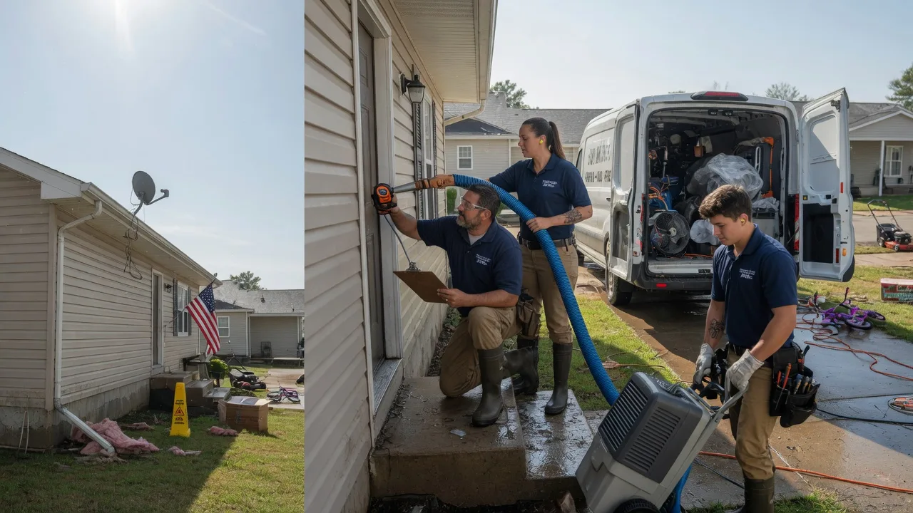 Ceiling Water Damage Restoration in La Belle, PA near me